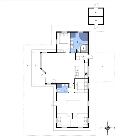 Bl1785-blokhus-jaegerensvej-18 Casa de Férias